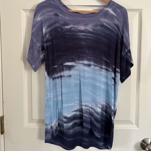 Cable and Gauge Blue T-shirt Womens Medium
